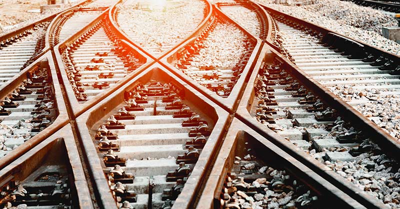 executive-coaching Verzweigende Gleise